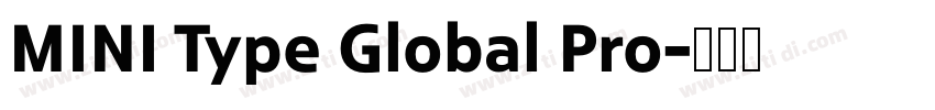 MINI Type Global Pro字体转换